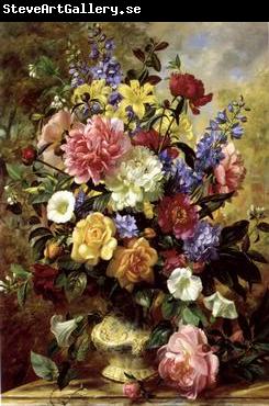 unknow artist Floral, beautiful classical still life of flowers.101